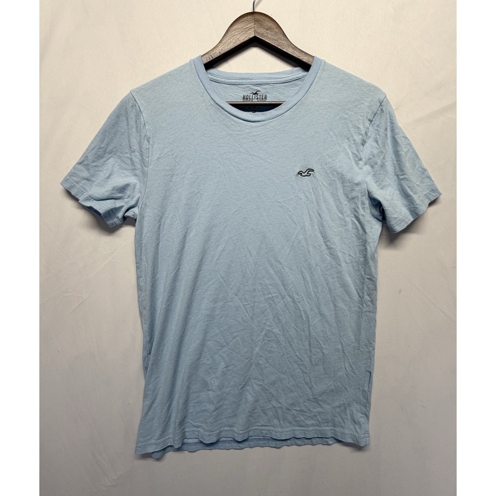 Hollister Must-Have Collection T-shirt Mens Medium Blue Short Sleeve Cotton Tee‎